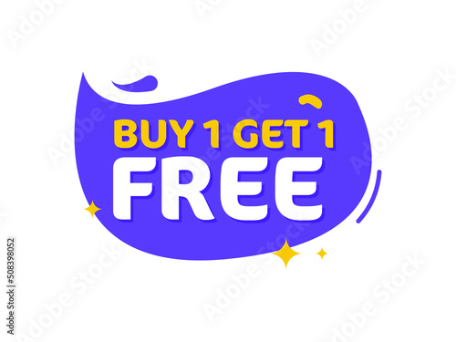 buy 1 get 1 free label banner template. Shop now 