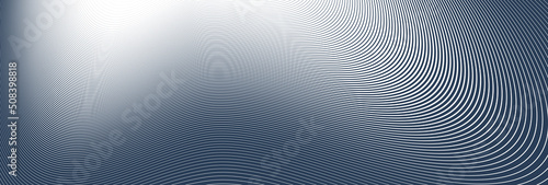 Black lines in 3D perspective vector abstract background, single color dynamic linear minimal design, wave lied pattern in dimensional and movement.
