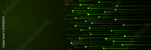 Abstract tech industrial web header banner