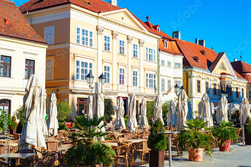 Outdoor terrace restaurant ...