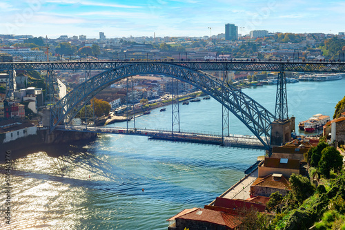 Dom Luis bridge cityscape Porto © joyt