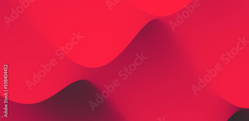 Abstract wavy background with modern gradient colors. Trendy liquid design. Motion sound wave. Vector illustration for banners, flyers and presentation.