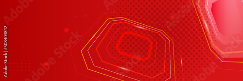 Website header or banner design with abstract geometric background and connecting dots and lines. Global network connection. Digital technology with plexus background and space for your text.