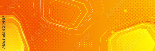 Website header or banner design with abstract geometric background and connecting dots and lines. Global network connection. Digital technology with plexus background and space for your text.