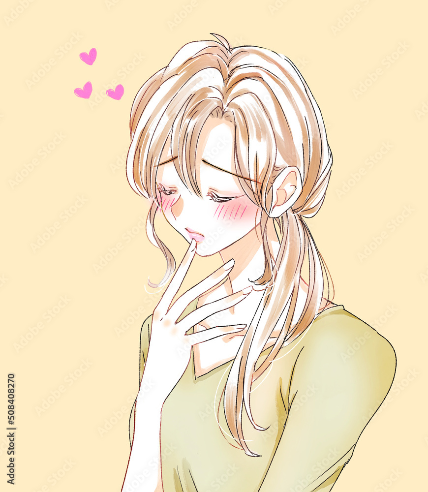 恋している女性