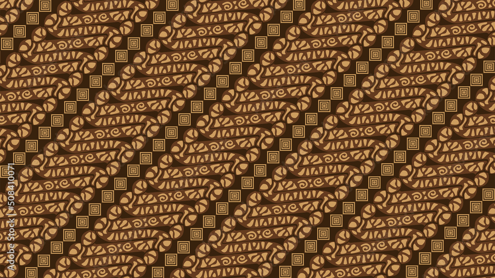 Indonesian batik, parang kusuma pattern, suitable for background, poster, or fashion style Indonesian batik, parang kusuma pattern, suitable for background, poster, or fashion style