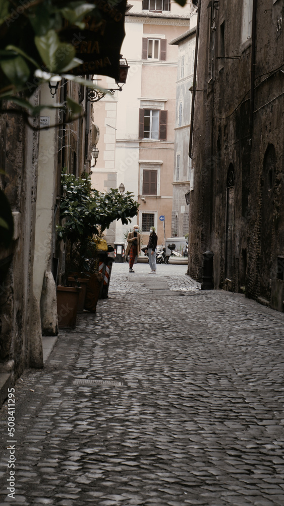 street in the italian town