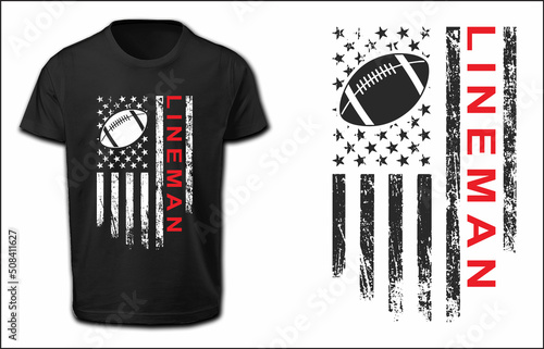 American Football Lineman Design