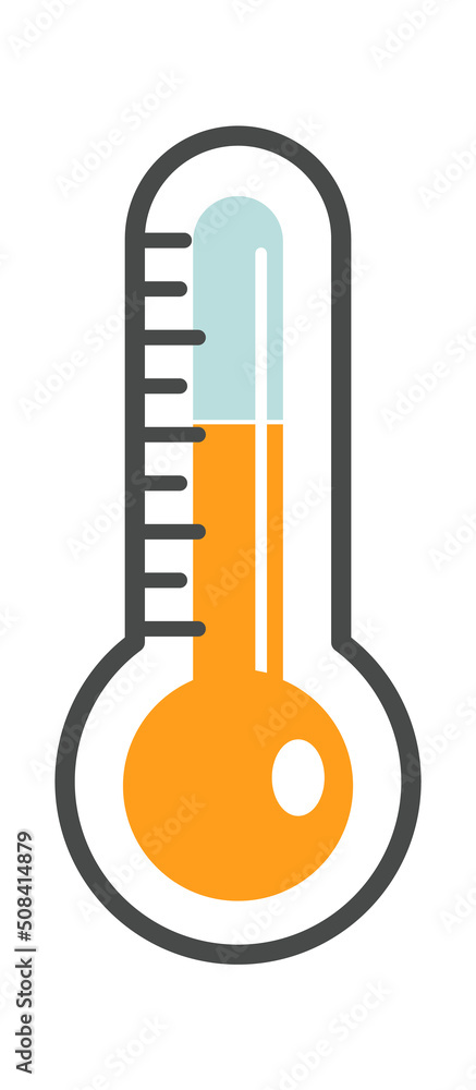 Thermometer Environment Icon. Vector illustration Thermometer Environment Icon. Vector illustration