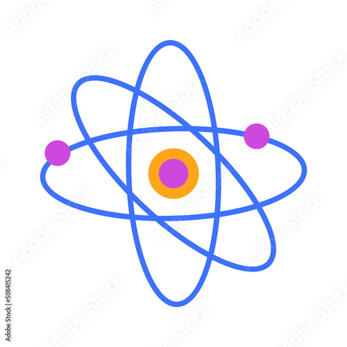 Galaxy diagram icon. Vector illustration