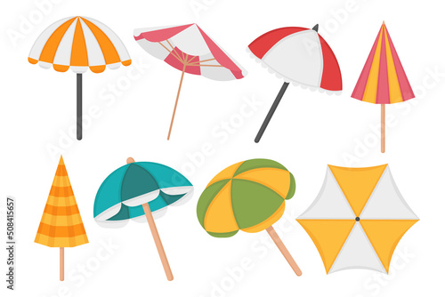 Beach-umbrella-set