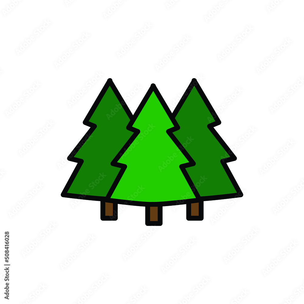 Forest vector for website symbol icon presentation Forest vector for website symbol icon presentation