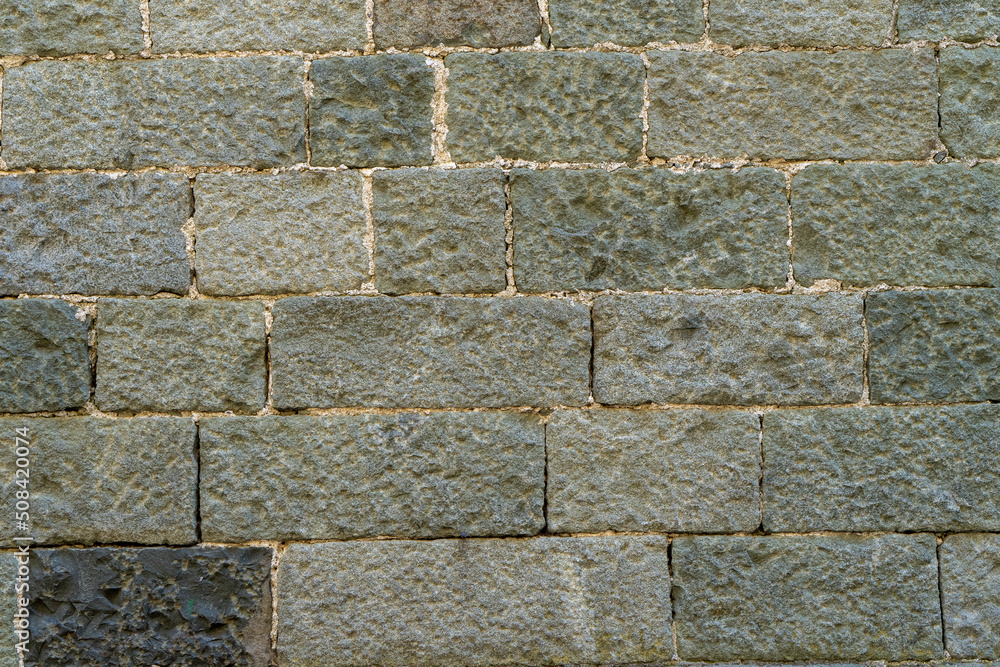 Fototapeta premium Image of an ancient stone wall.