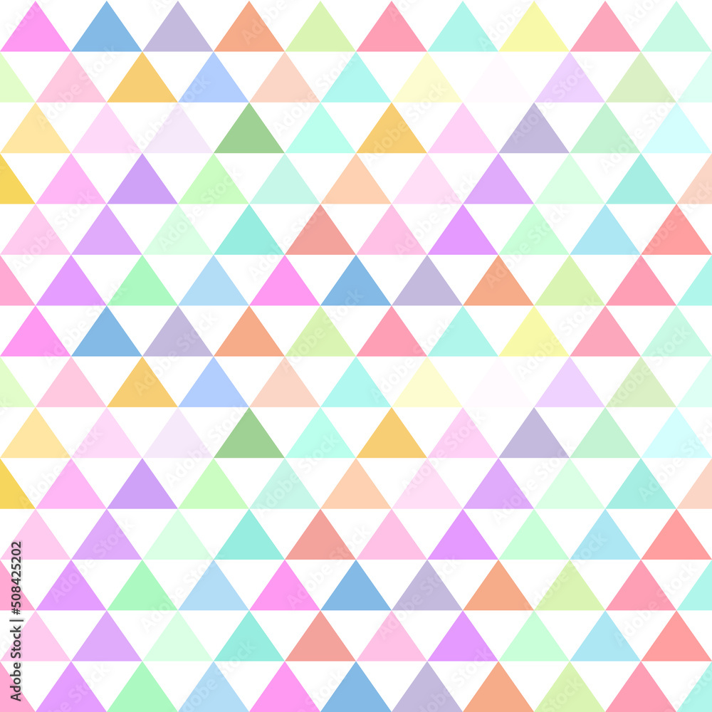The Colorful seamless geometric triangle pattern The Colorful seamless geometric triangle pattern