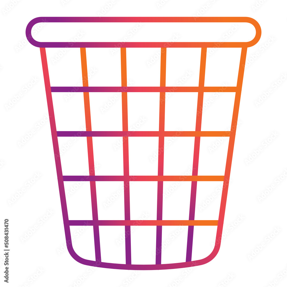 Laundry Basket Icon Laundry Basket Icon