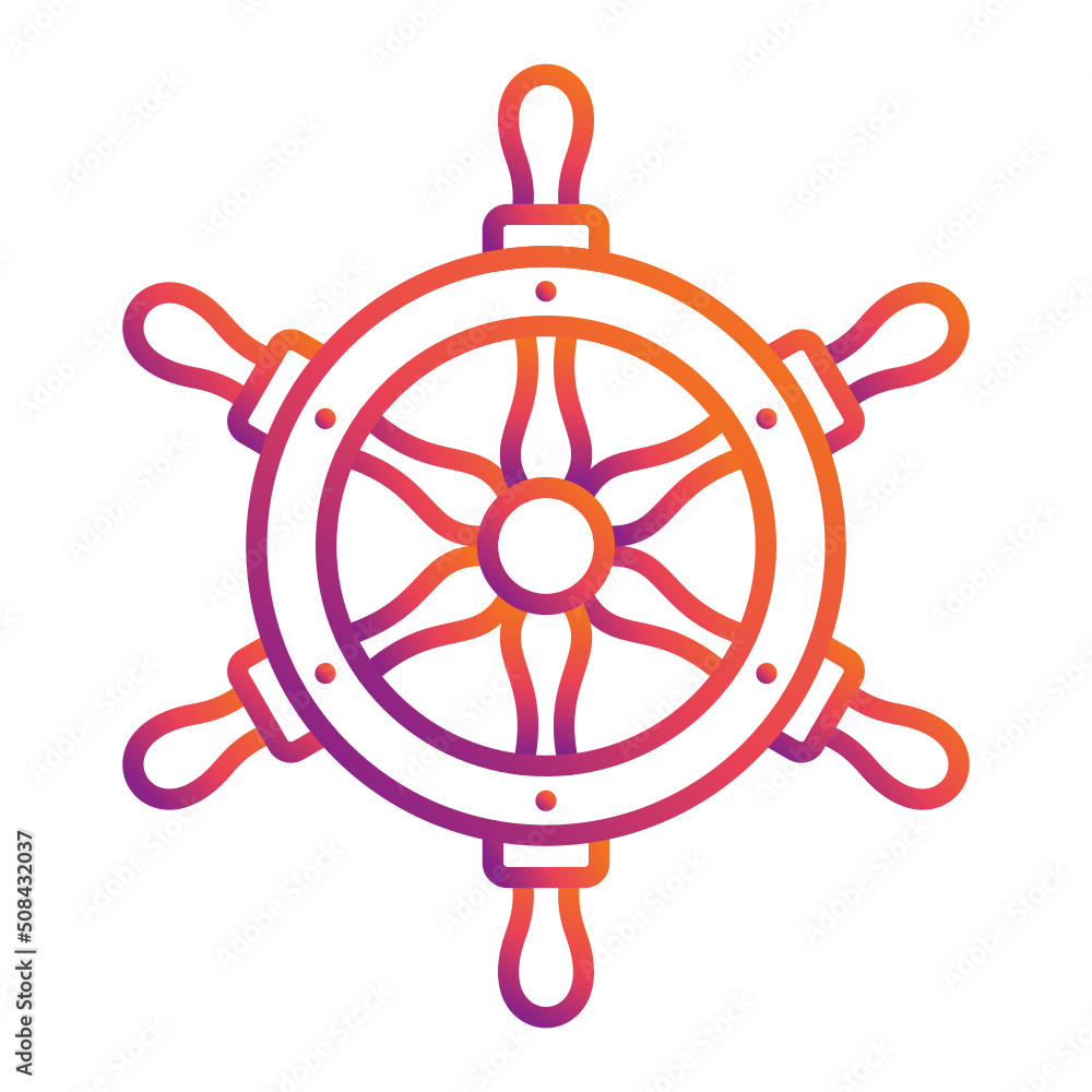 Obraz premium Helm Icon