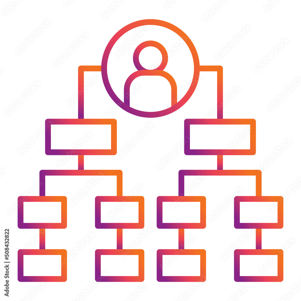 Organization Structure Icon Organization Structure Icon