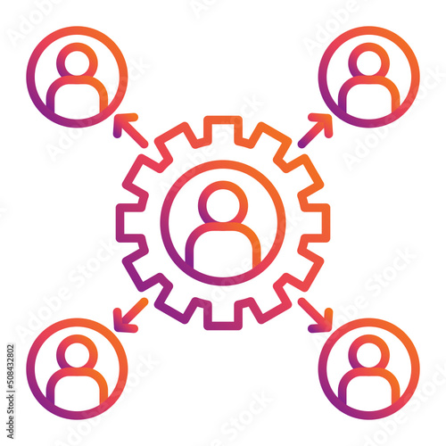 Outsourcing Icon