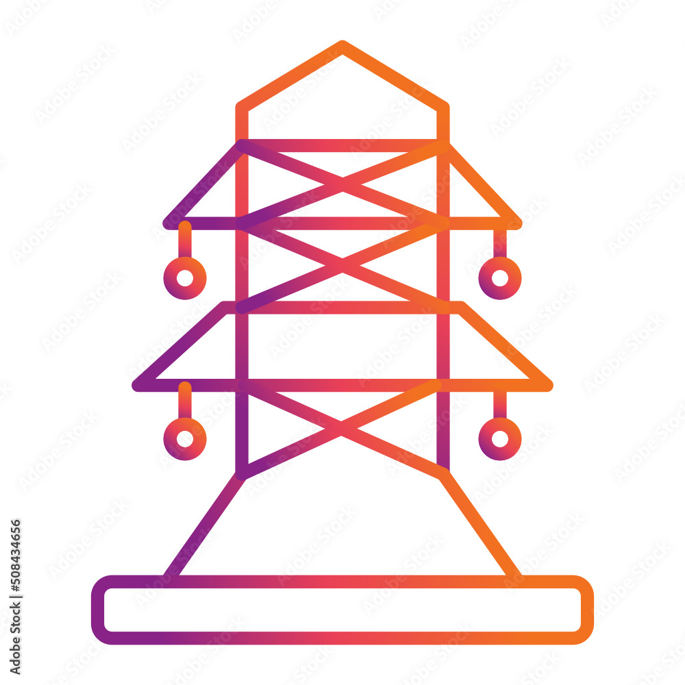 Electric Tower Icon Electric Tower Icon