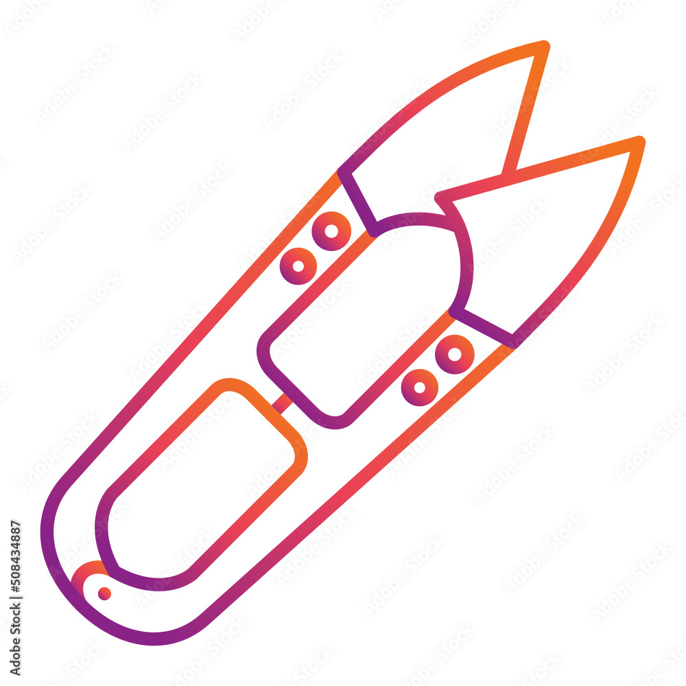 Sewing Scissors Icon Sewing Scissors Icon