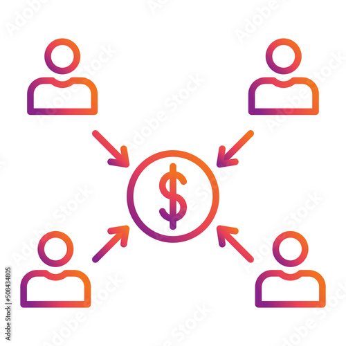 Crowdfunding Icon