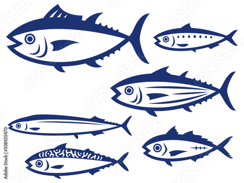 魚のイラストセット