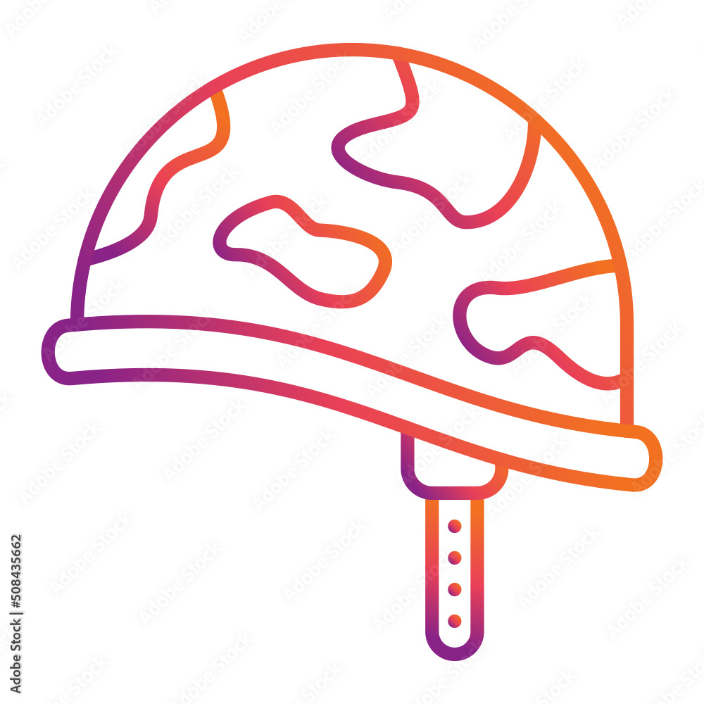 Fototapeta premium Helmet Icon