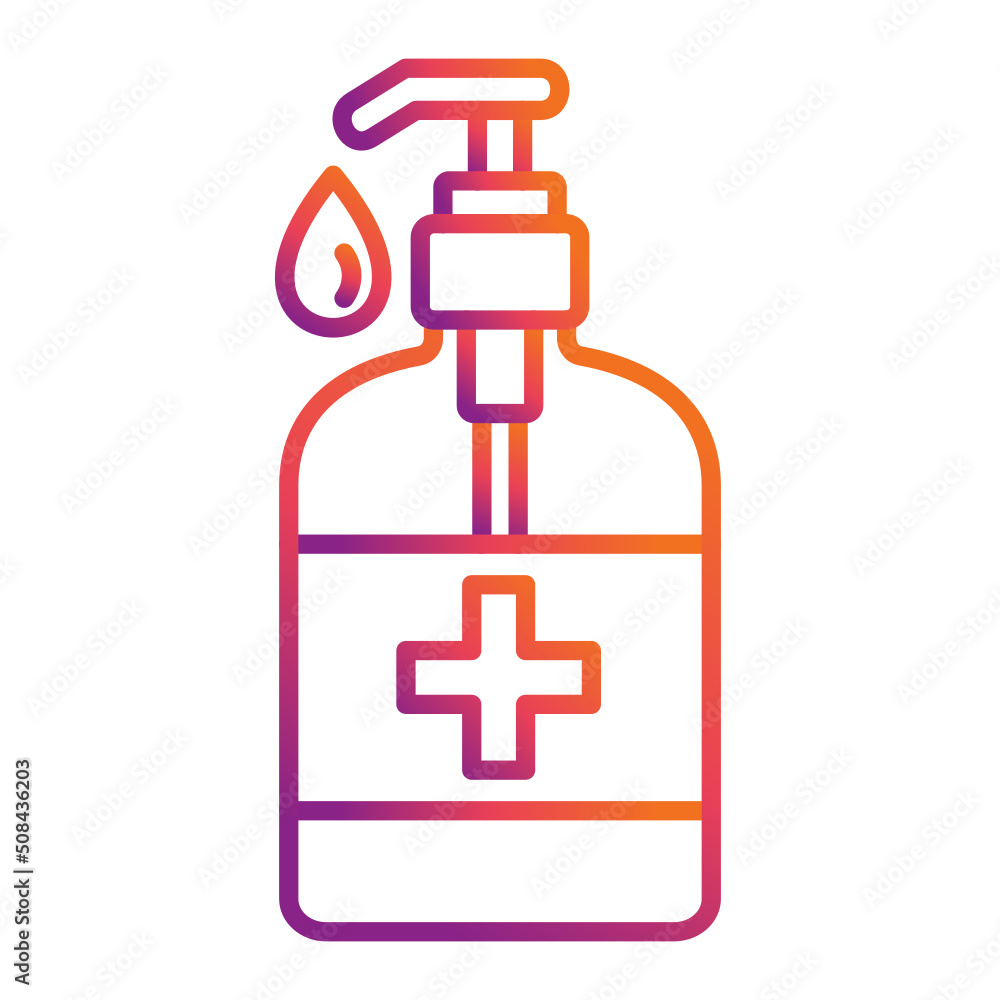 Fototapeta premium Alcohol Gel Icon