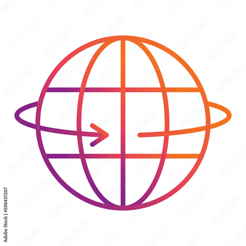 360 Degrees Icon 360 Degrees Icon