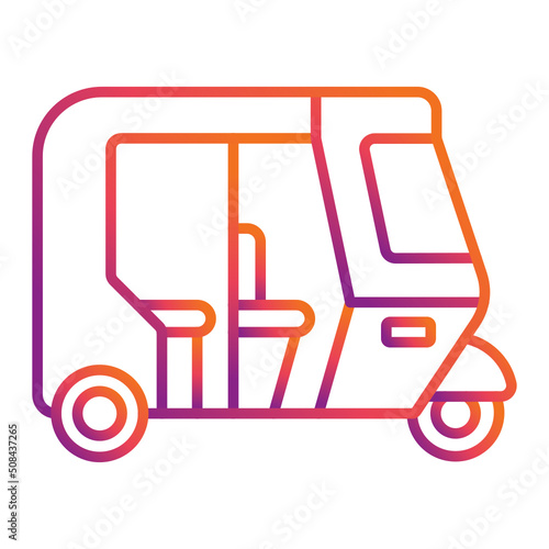 Rickshaw Icon