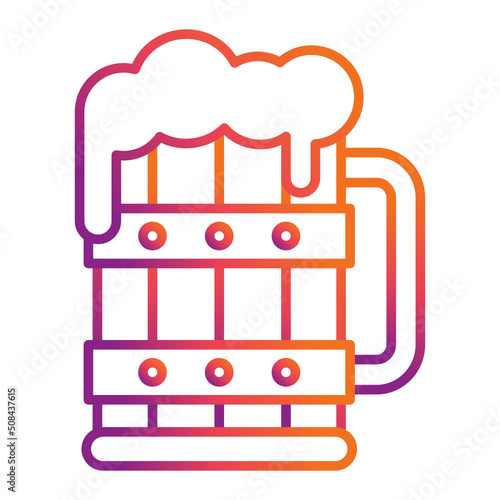 Wooden Mug Icon