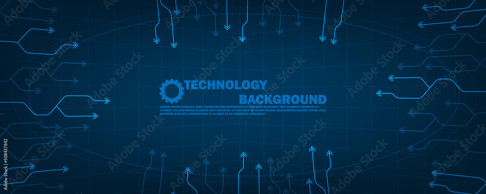 Geometric abstract technology background - future lines and dots connection digital data and big data concept EP.35 Geometric abstract technology background - future lines and dots connection digital data and big data concept EP.35