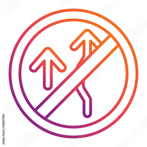 No Overtaking Icon
