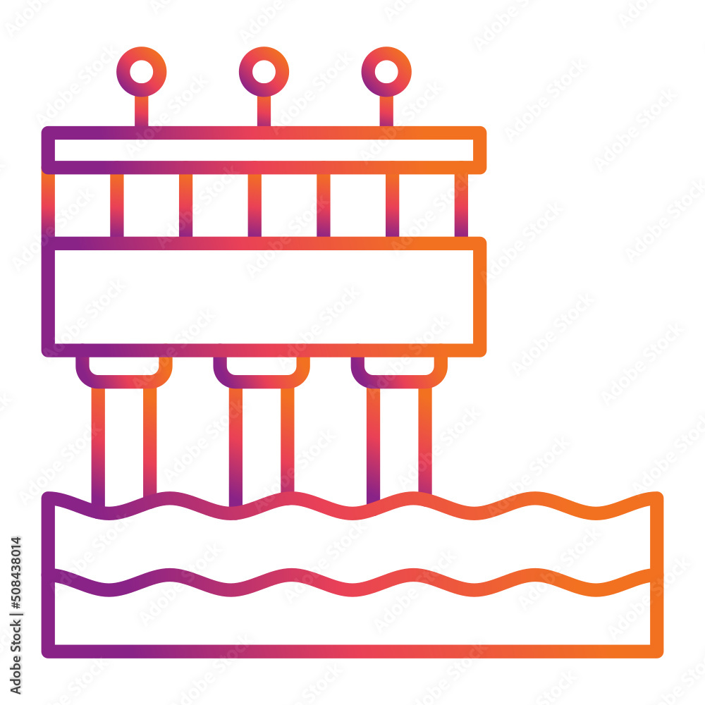 Obraz premium Pier Icon