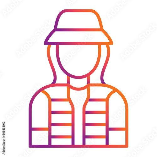 Fisherwoman Icon