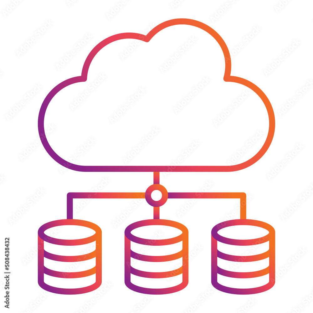 Cloud Data Icon Cloud Data Icon