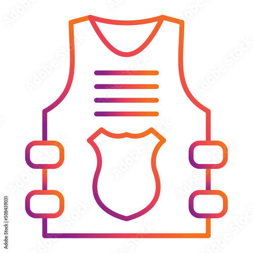 Bulletproof vest Icon