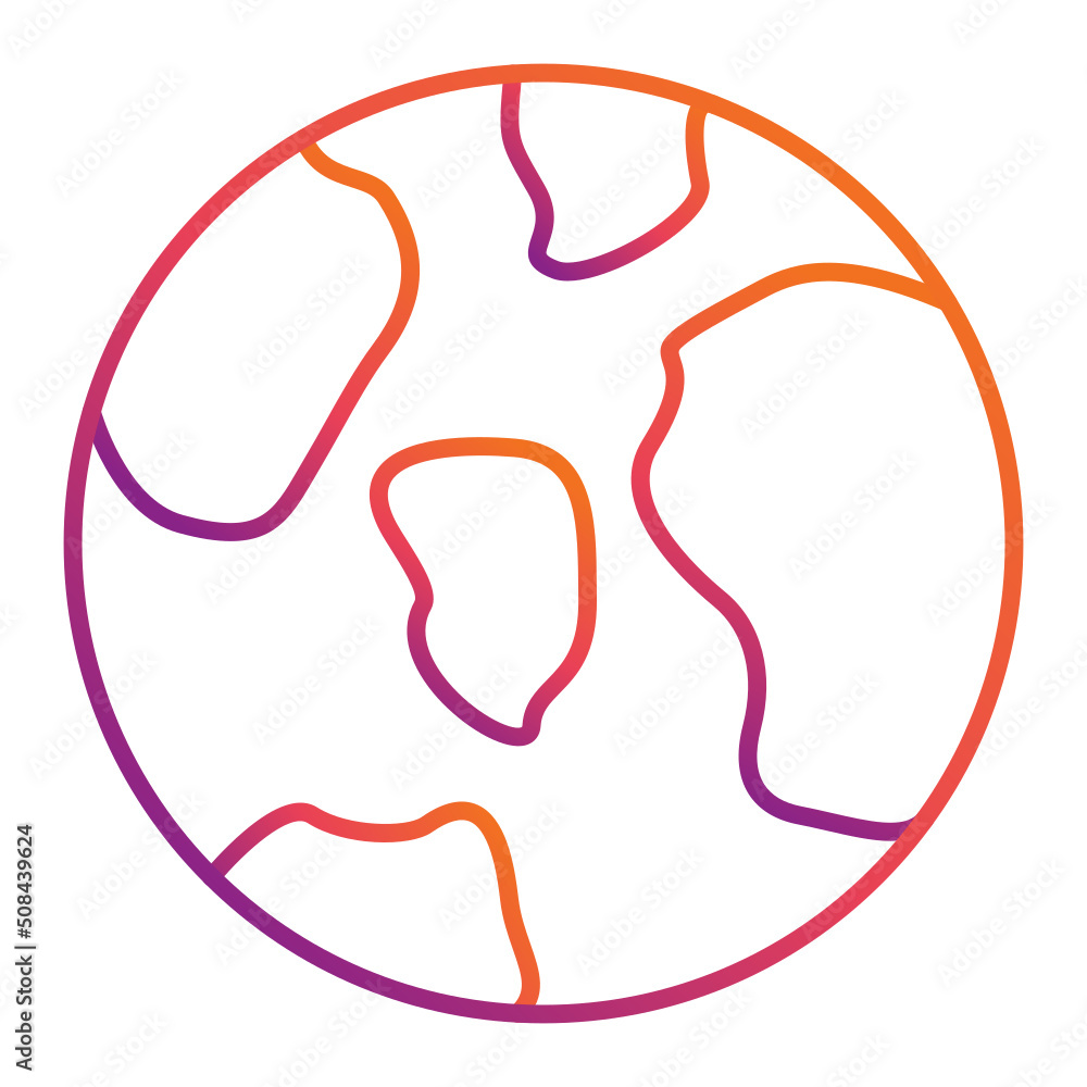 Obraz premium World Icon