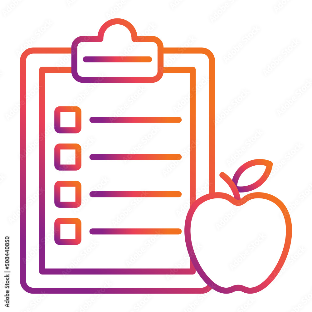 Diet Plan Icon Diet Plan Icon