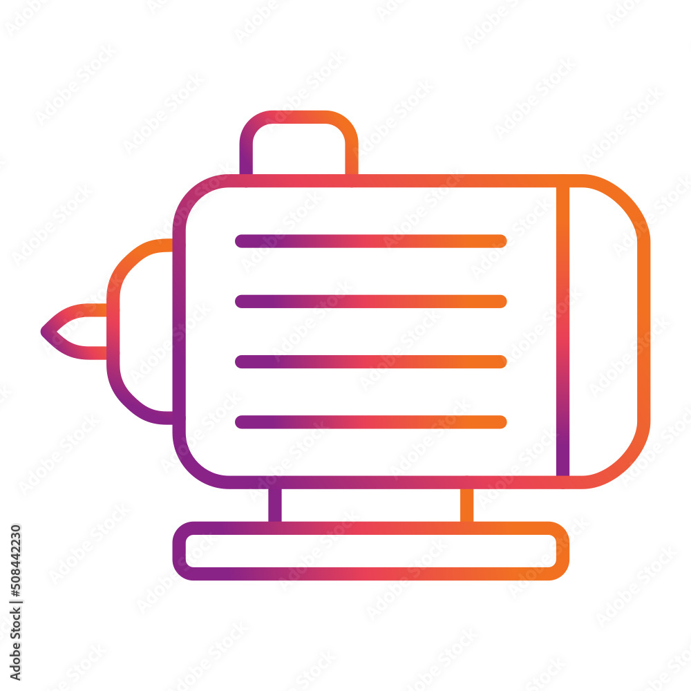 Electric Motor Icon Electric Motor Icon
