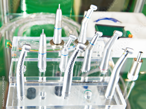 Obraz na płótnie Dental contra angle handpieces in store