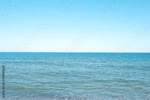 Beautiful view of sea on sunny day