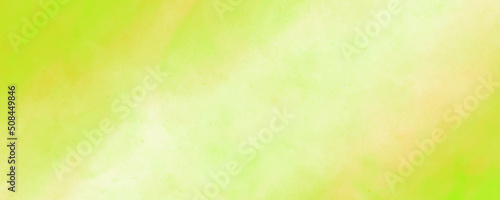 Yellow and green watercolour texture. Watercolor vector art background for cards, flyer, poster, banner and cover design. Hand drawn illustration for your design. place for text.