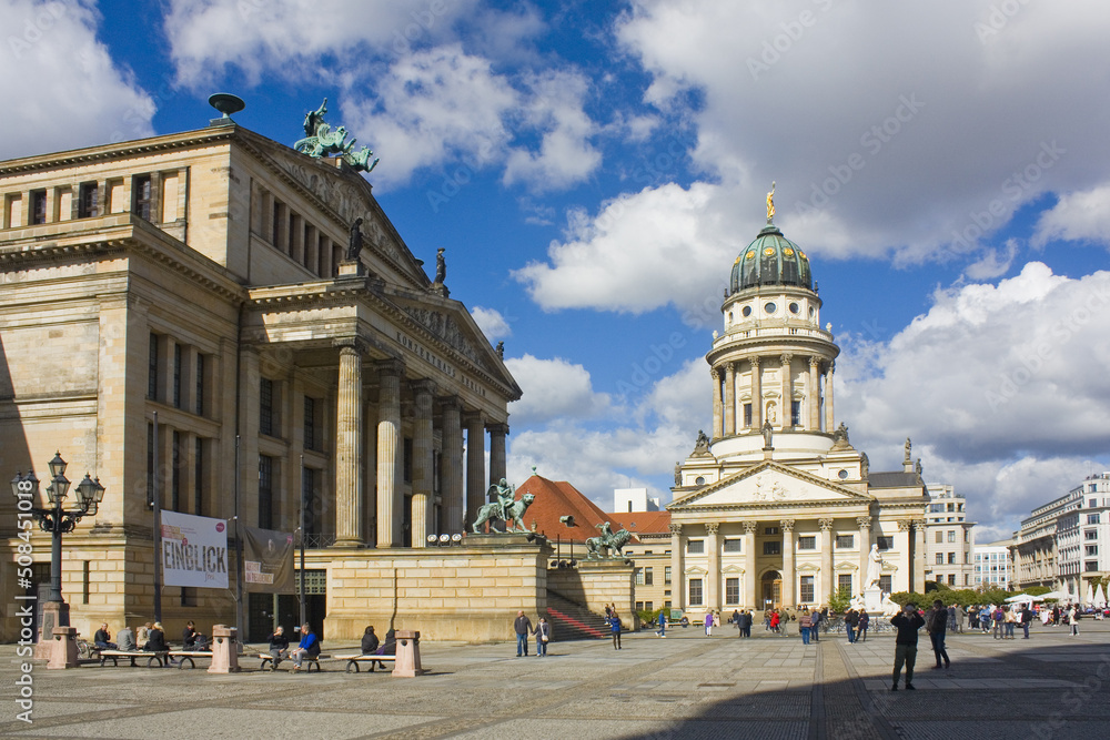 Concert Hall (Konzerthaus Berlin) on Gendarmenmarkt Square in Berlin