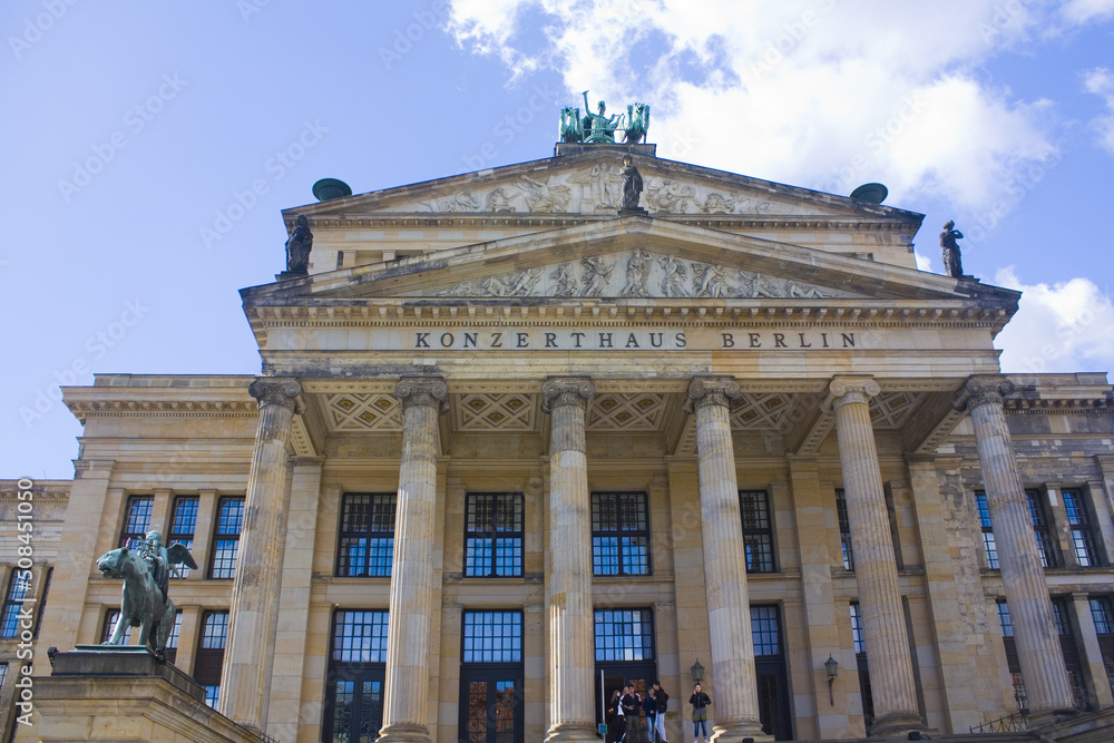 Concert Hall (Konzerthaus Berlin) on Gendarmenmarkt Square in Berlin