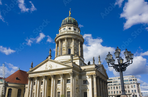 French cathedral on Gendarmenmarkt Square in Berlin