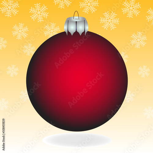 Red fur-tree ball