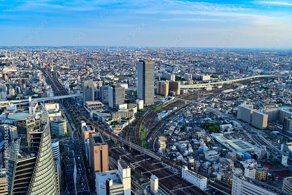 Fototapeta premium 名古屋 俯瞰風景 【名古屋風景】
