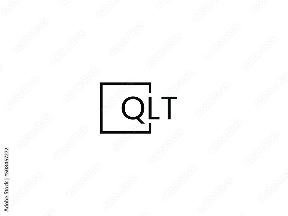 QLT letter initial logo design vector illustration QLT letter initial logo design vector illustration