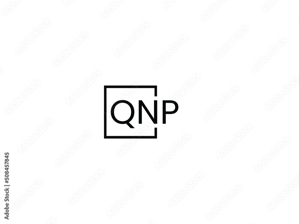 QNP letter initial logo design vector illustration QNP letter initial logo design vector illustration